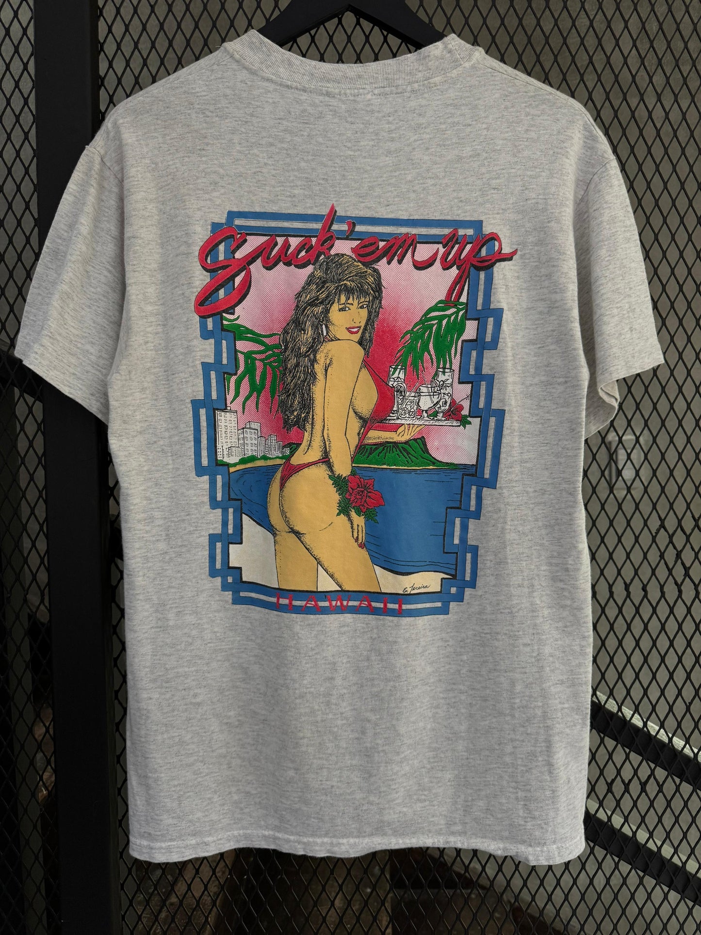 Vintage 1990s Hawaii Suck ‘Em Up Tee