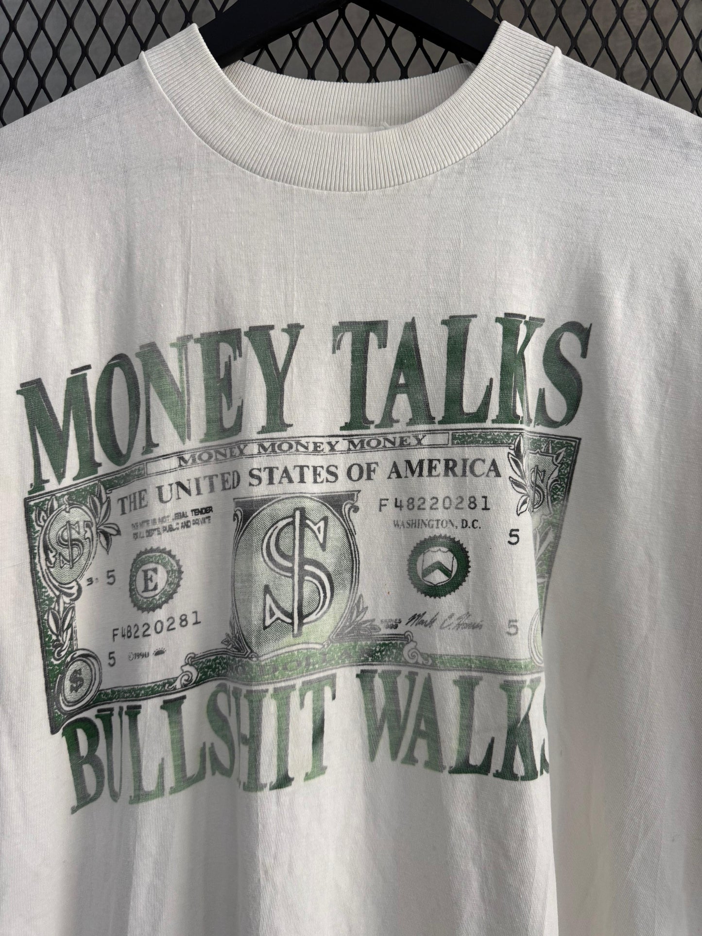 Vintage 1990s Money Talks Tee