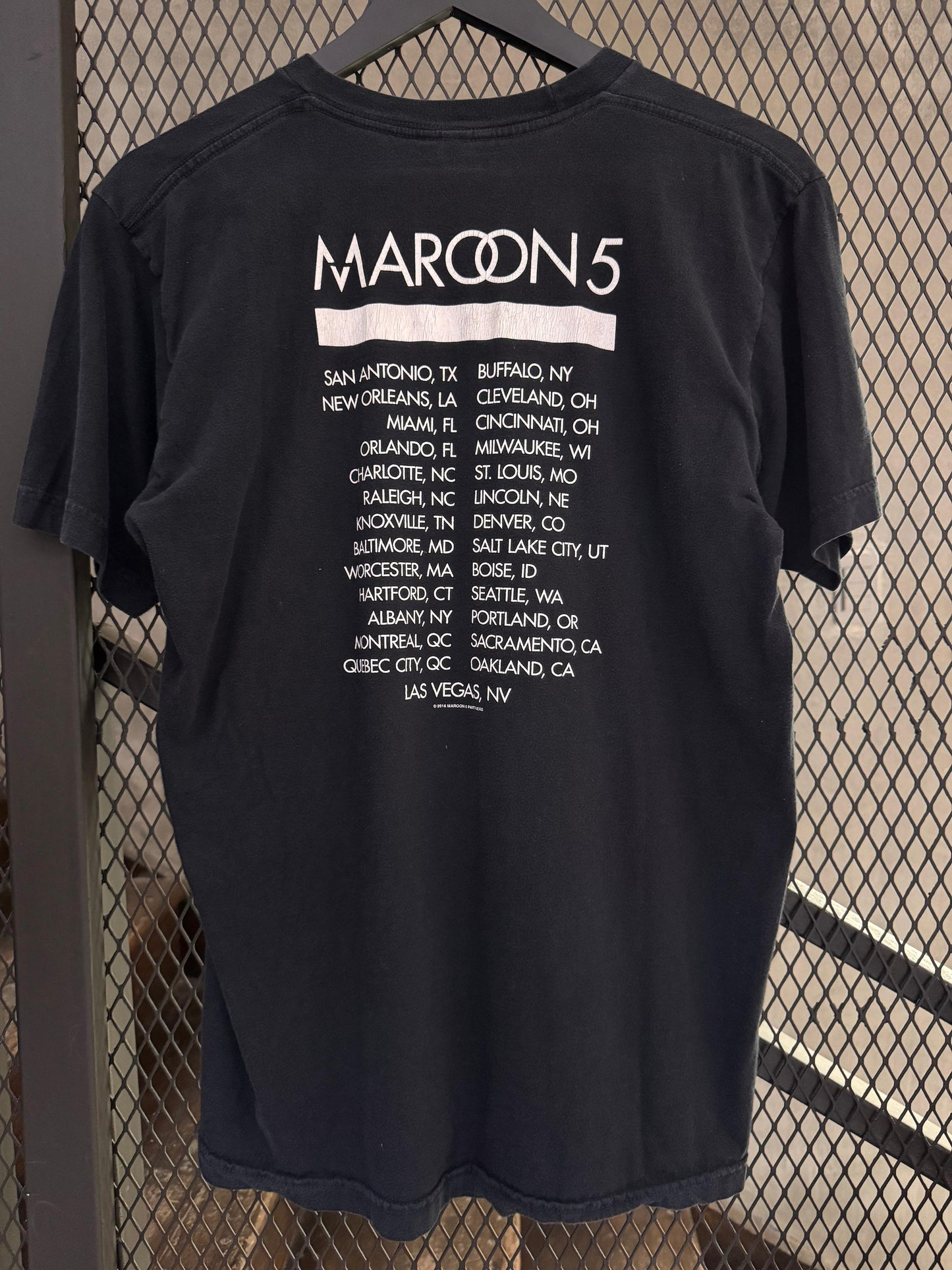 2016 Maroon 5 Tour Tee (Modern)