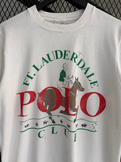 Vintage 1990s Ft Lauderdale Polo Club Tee
