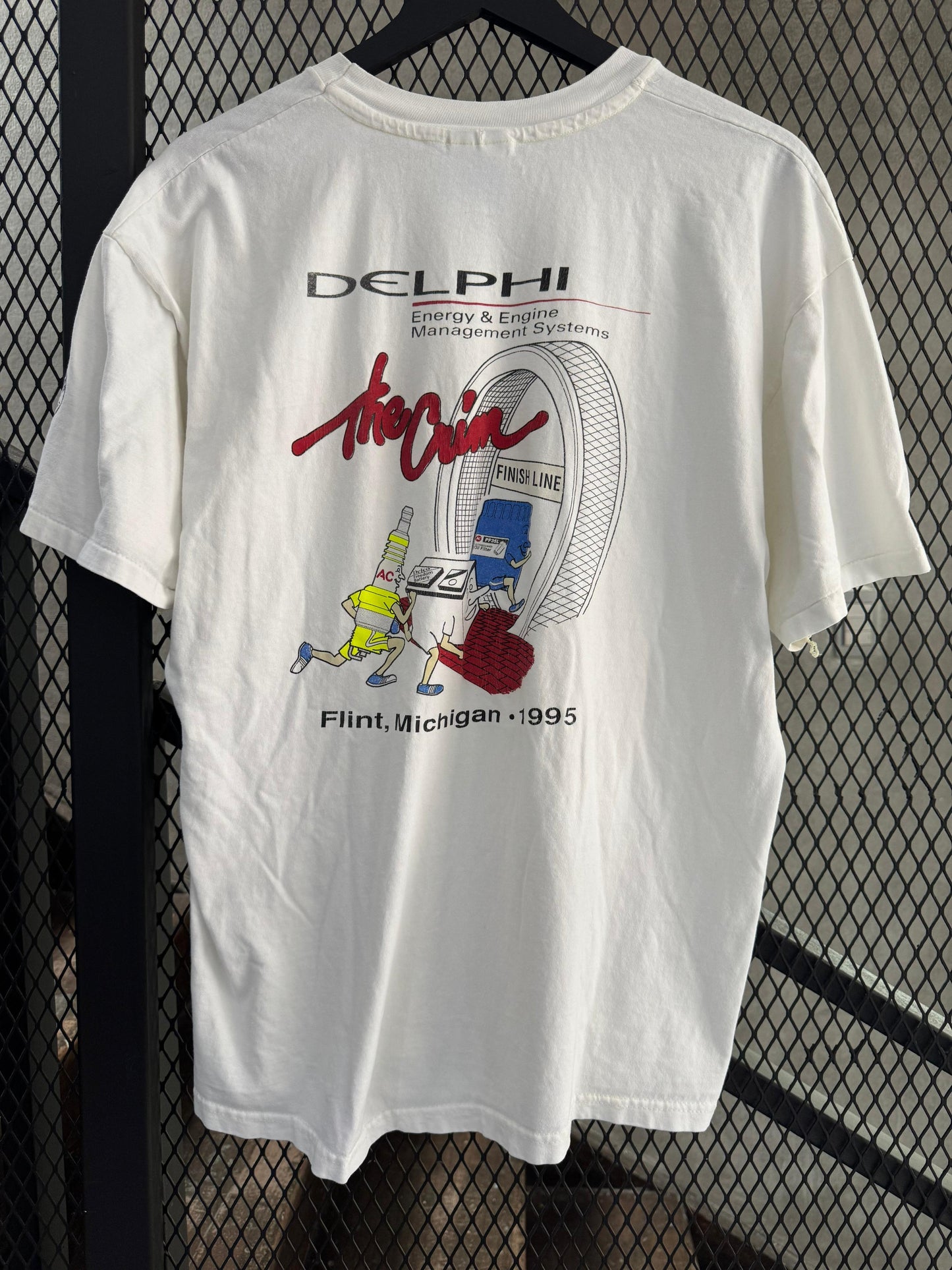 Vintage 1995 Delphi Management Systems Pocket Tee