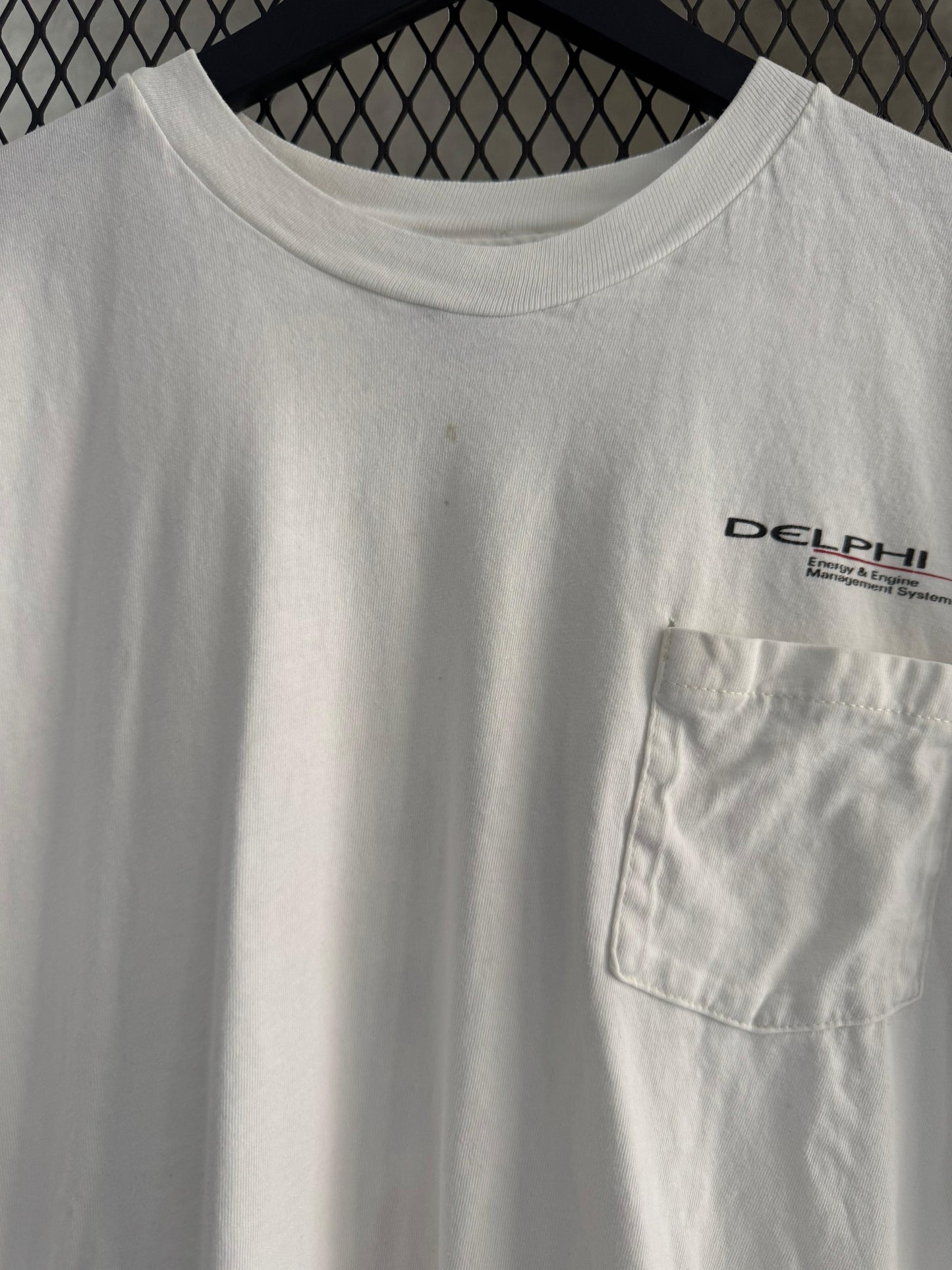 Vintage 1995 Delphi Management Systems Pocket Tee