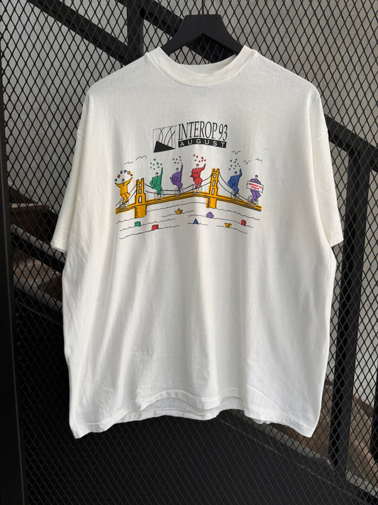 Vintage 1993 Interop Promo Tee