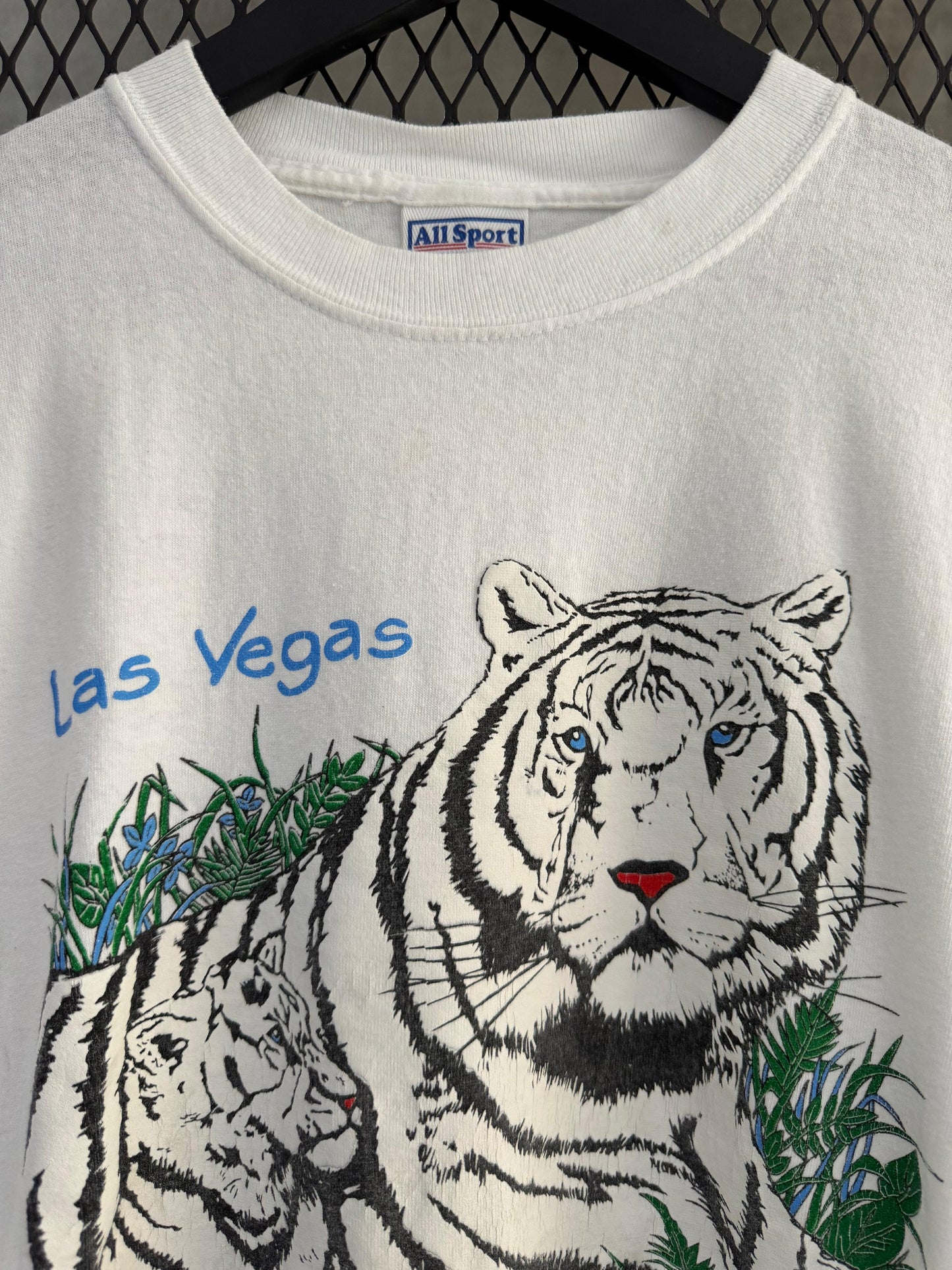 Vintage 1990s White Tiger Tee