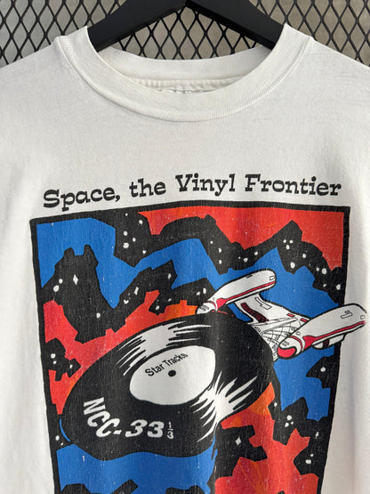 Vintage 1990s Star Tracks Vinyl Tee