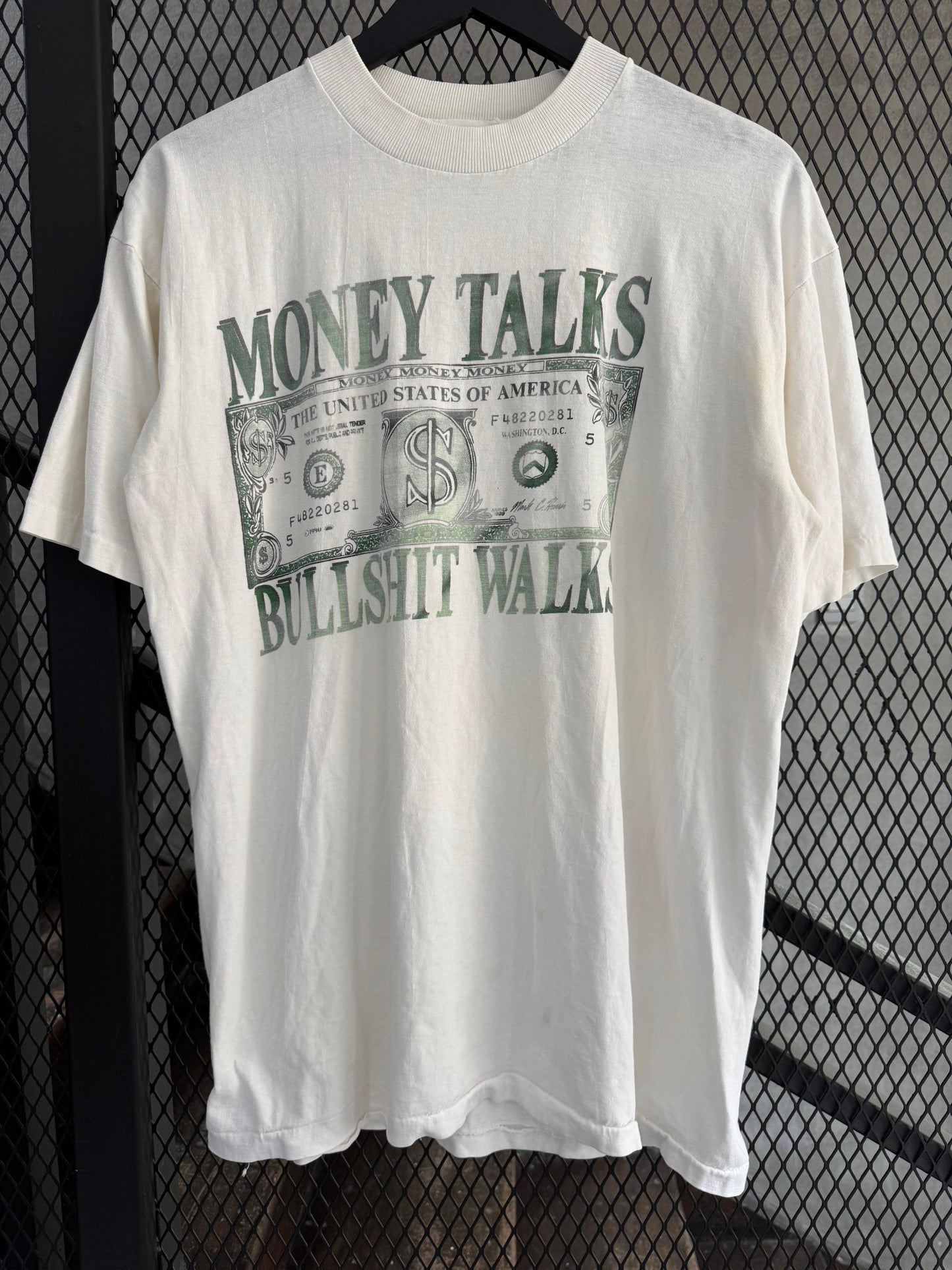 Vintage 1990s Money Talks Tee