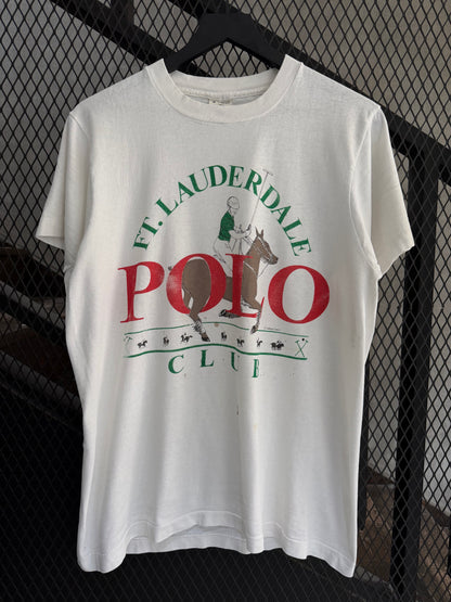 Vintage 1990s Ft Lauderdale Polo Club Tee