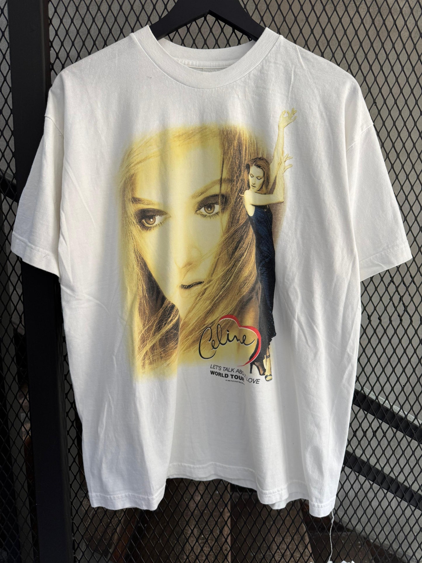 Vintage 1990s Celine Let’s Talk About Love Tee