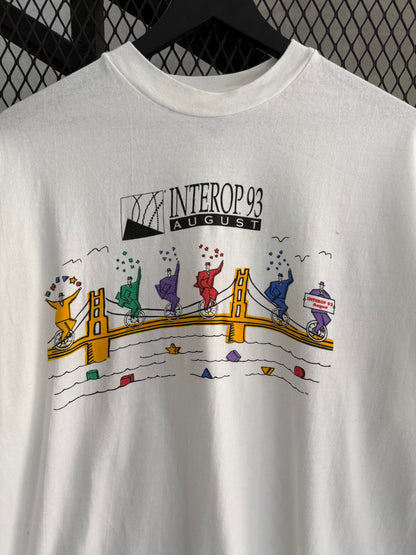 Vintage 1993 Interop Promo Tee