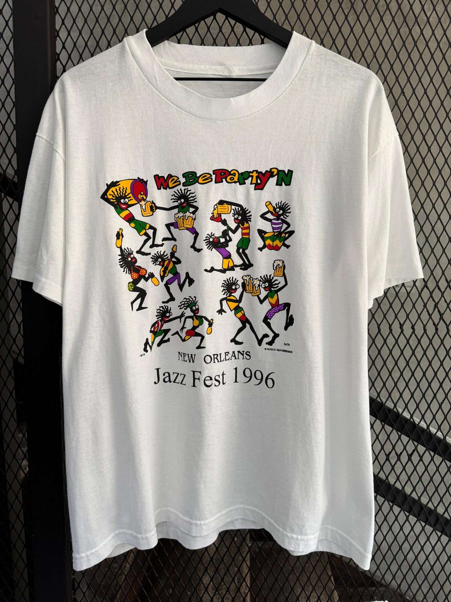 Vintage 1996 Jazz Fest Tee