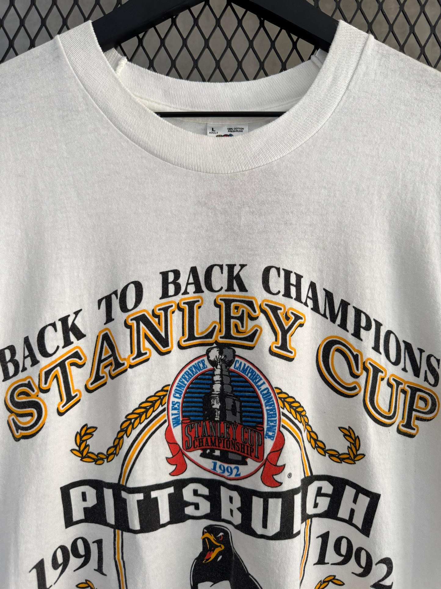 1992 Pittsburgh Stanley Cup Tee