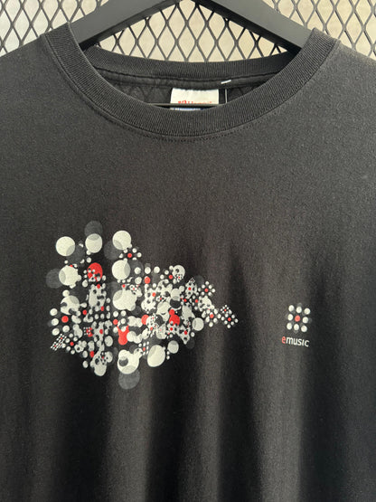 Vintage 2000s E Music Promo Tee