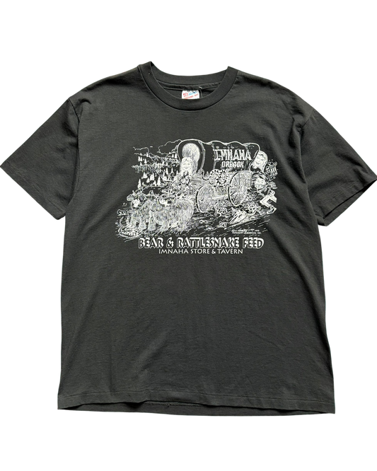 Vintage 1990s Bear & Rattlesnake Feed Tee