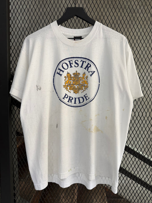 Vintage 1990s Hofstra Pride Trashed Tee