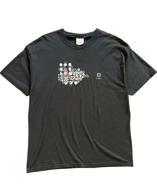 Vintage 2000s E Music Promo Tee
