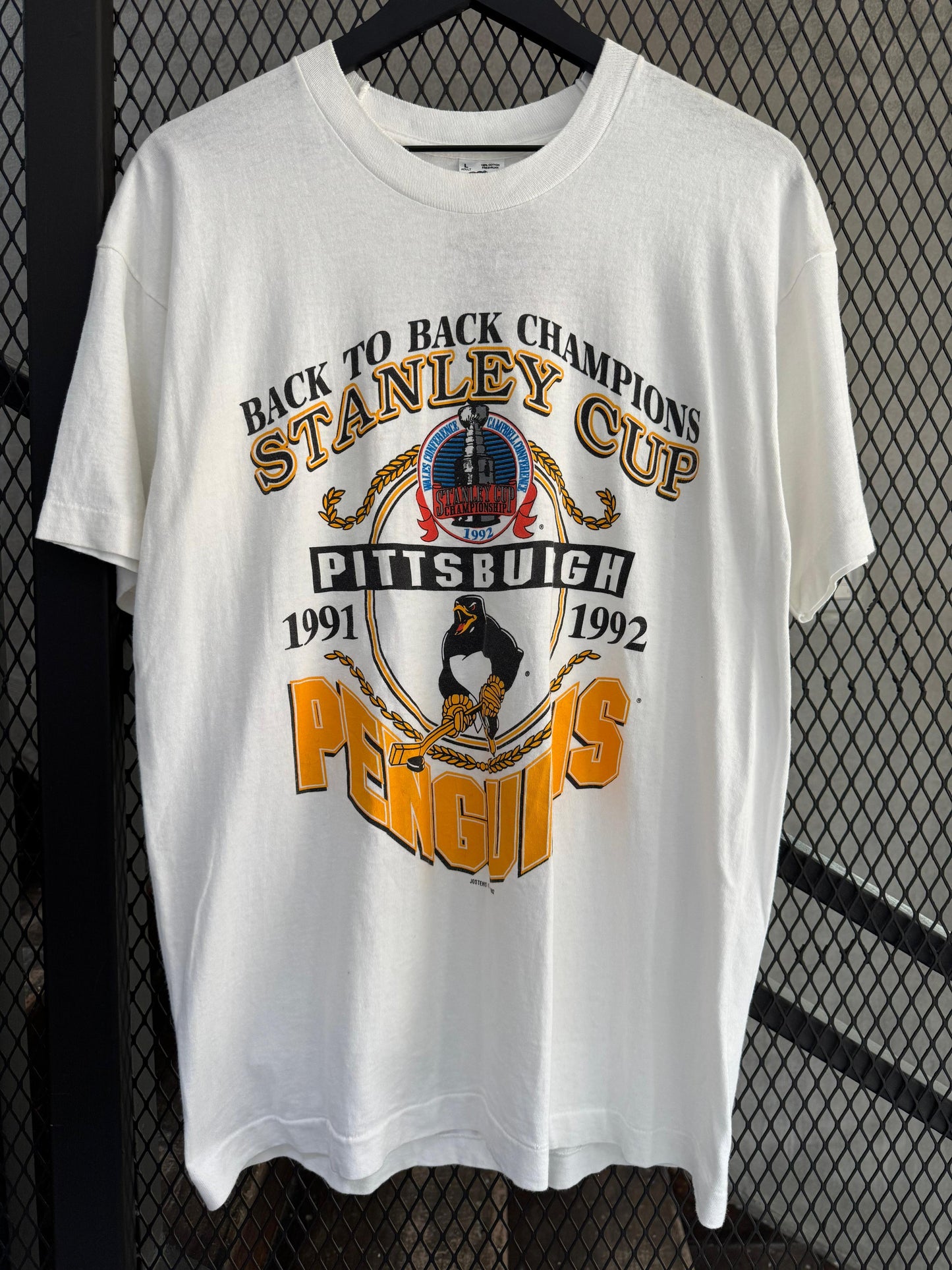 1992 Pittsburgh Stanley Cup Tee
