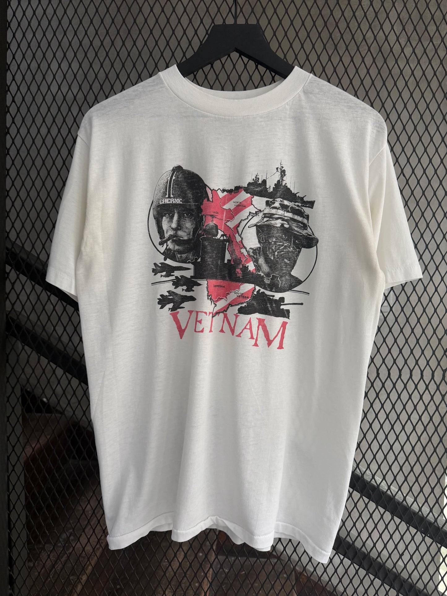 Vintage 1980s Vietnam Soldiers Tee
