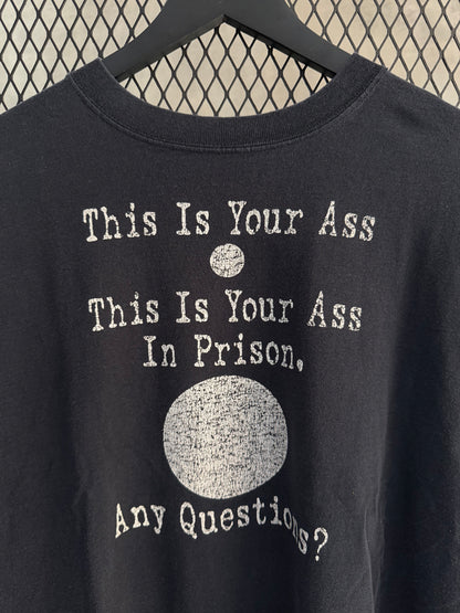 Vintage 2000s Ass in Prision Tee