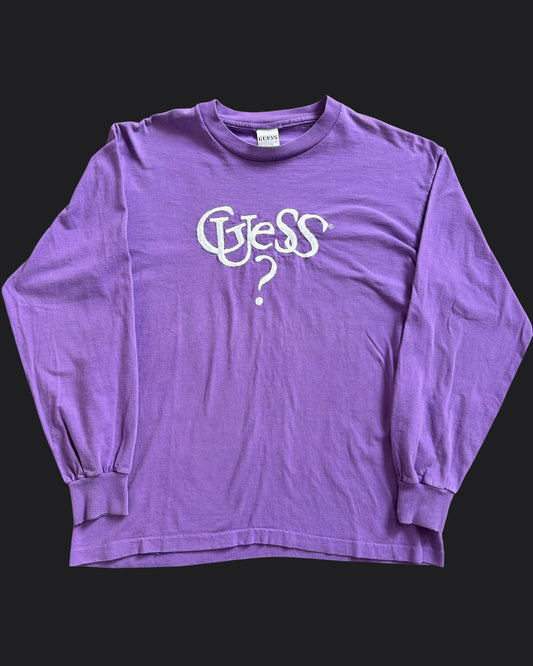 Vintage 1990s Guess Brand Long Sleeve Tee